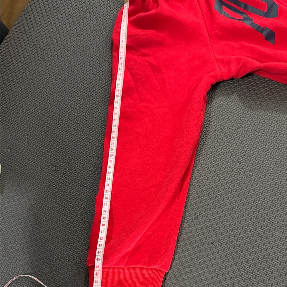 Garage Red Off-Shoulder Crop Top - Picture 8 of 9